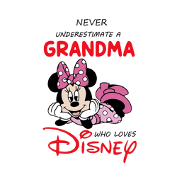 minnie mouse svg, i'm a disney grandma svg, it's like a regular grandma but more magical svg