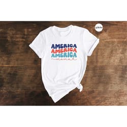 america mama shirt, independence day t-shirt, 4th of july shirt, patriotic tee, fourth of july gift, freedom tee