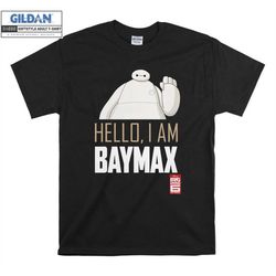 Disney Big Hero 6 TV Series Baymax Hello T shirt Hoodie Hoody T-shirt Tshirt S-M-L-XL-XXL-3XL-4XL-5XL Oversized Men Wome