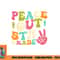 Peace Out 5th Grade Groovy Graduation Last Day of School png, digital download copy.jpg
