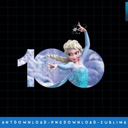 disney 100 anniversary frozen princess elsa d100 png, sublimate, digital print
