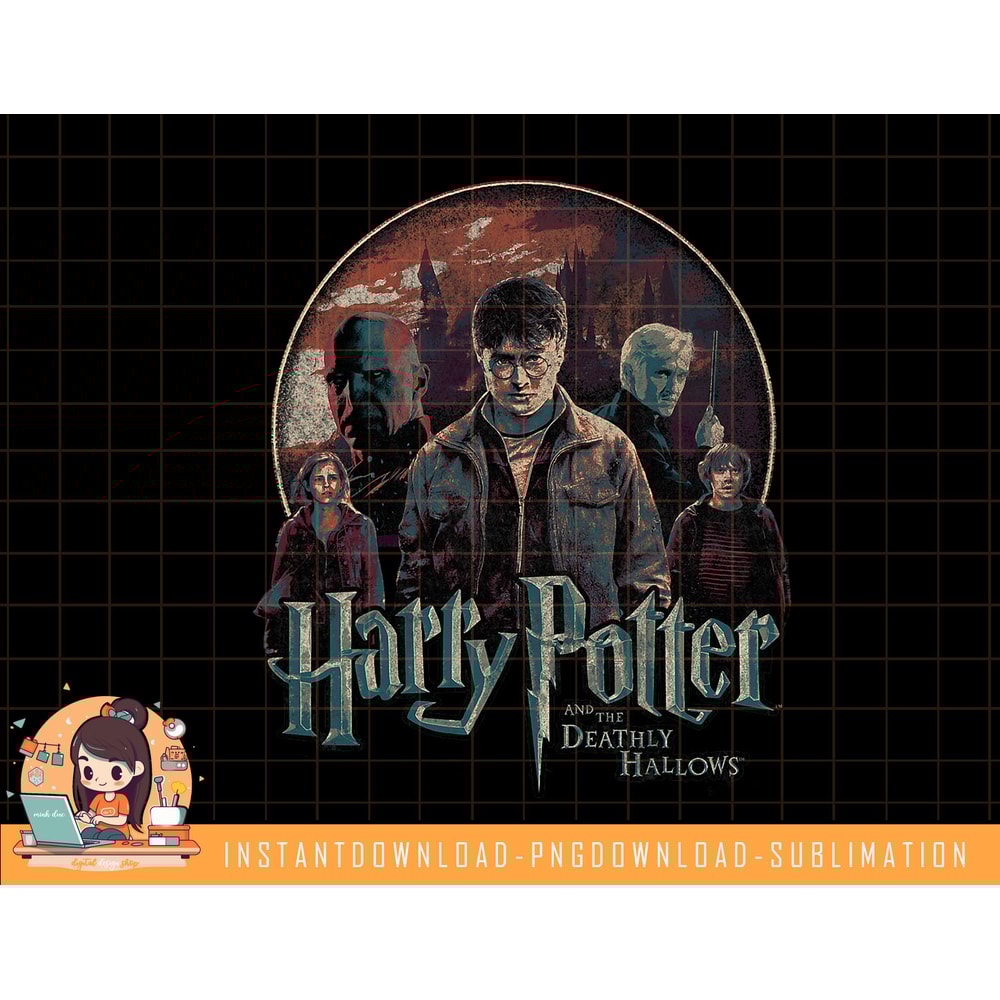 Harry Potter And The Deathly Hallows Group Shot png, sublimate, digital download.jpg