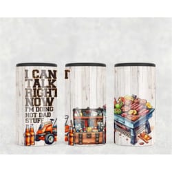 4in1 can cooler sublimation wrap, can't talk right now doing hot dad stuff, sublimation can holder png - funny fathers d