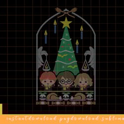 harry potter christmas dinner with harry, ron and hermione png, sublimate, digital download
