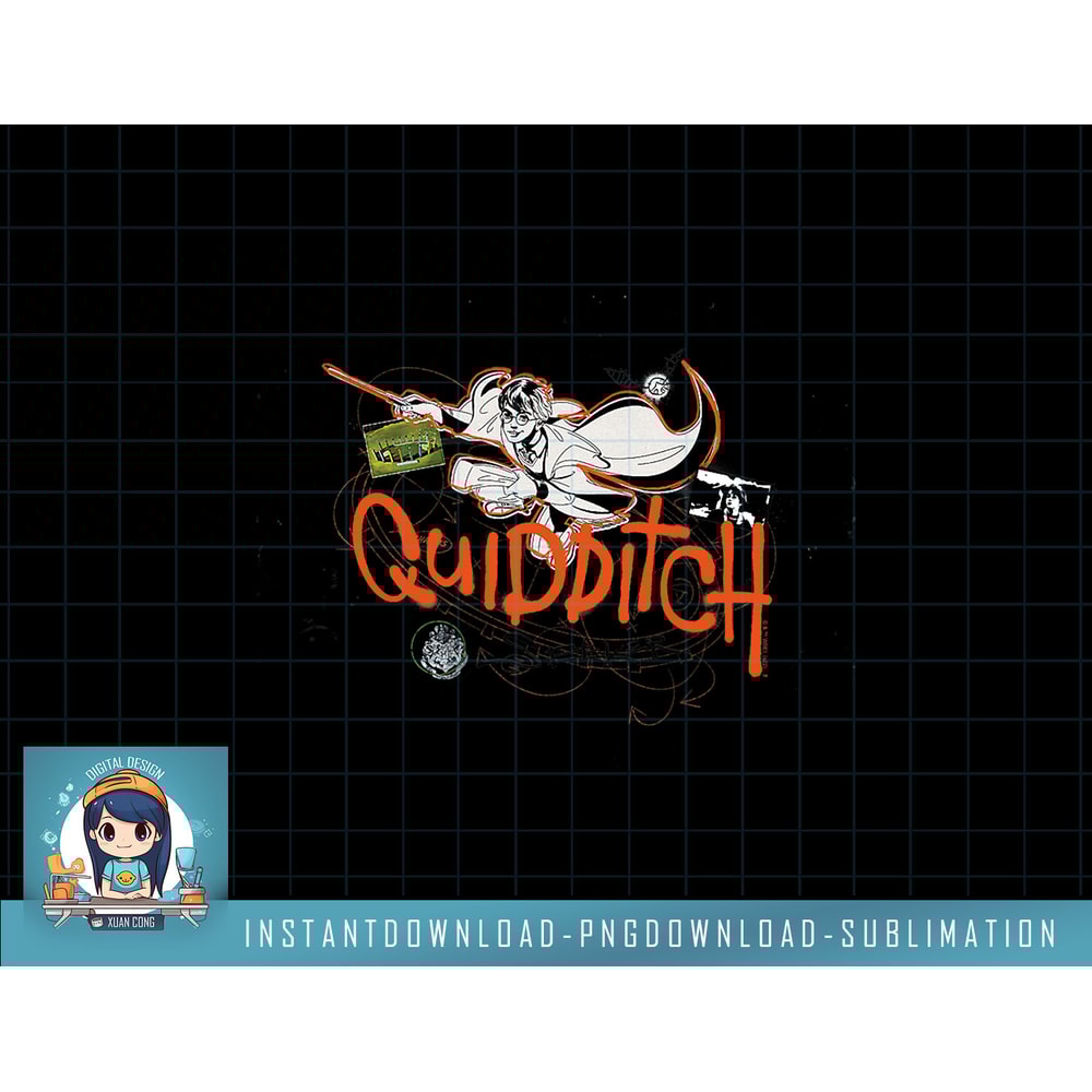 Harry Potter Deathly Hallows 2 Harry Quidditch Seeker png, sublimate, digital download.jpg