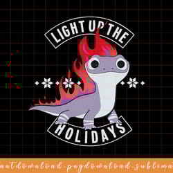 disney frozen 2 bruni the salamander light up the holidays png, sublimate, digital download