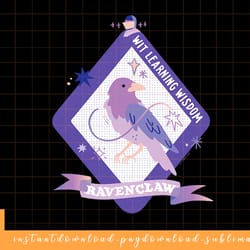 harry potter deathly hallows 2 ravenclaw grid logo png, sublimate, digital download