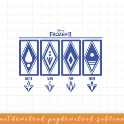 disney frozen 2 elemental panels png, sublimate, digital download