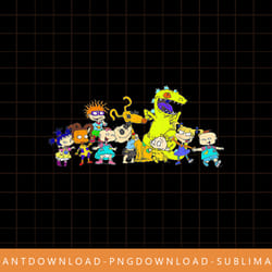 rugrats group shot line up png, sublimate, digital print