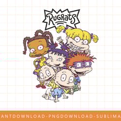 rugrats group shot stack logo png, sublimate, digital print