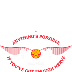 harry potter ginny weasley anything s possible golden snitch t-shirt