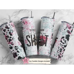 do no harm but take no shit 20oz skinny tumbler
