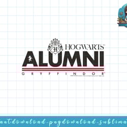 harry potter gryffindor alumni png, sublimate, digital download