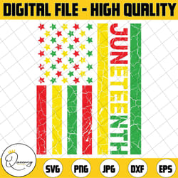 african american flag juneteenth svg, 1865 distressed flag png, black history month png, juneteenth png, black lives mat