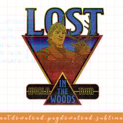 disney frozen 2 kristoff & sven lost in the woods world tour png, sublimate, digital download