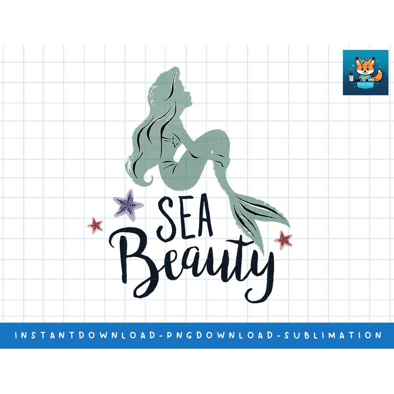 Disney Princess Ariel Sea Beauty png, sublimate, digital print.jpg