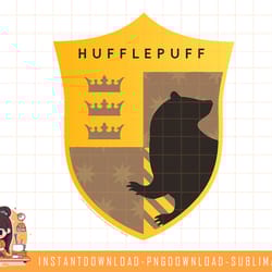 harry potter hufflepuff four square shield crest png, sublimate, digital download