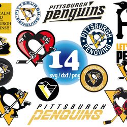 Pittsburgh Penguins svg, NHL Hockey Teams Logos svg, american football svg, png