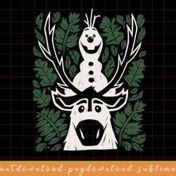 disney frozen 2 sven and olaf png, sublimate, digital download