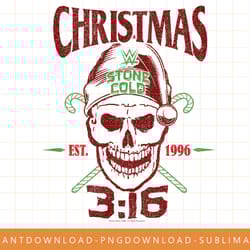 wwe christmas stone cold steve austin skull t-shirt copy