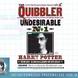 harry potter quibbler undesirable harry potter png, sublimate, digital download