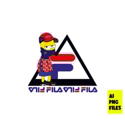 fila bart simpson png, fila logo png, bart simpson png, fashion brand png, the simpson png, ai digital file