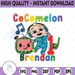 cocomelon personalized name and ages birthday svg, cocomelon brithday png,cocomelon family birthday png, watermelon only