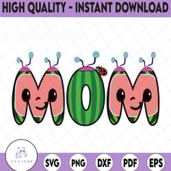cocomelon mom svg, cocomelon brithday png,cocomelon family birthday png, watermelon mommy png svg