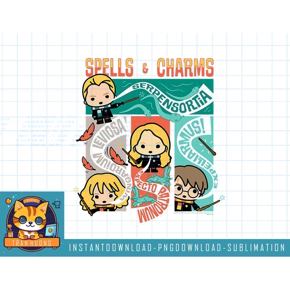 Harry Potter Spells & Charms png, sublimate, digital download.jpg