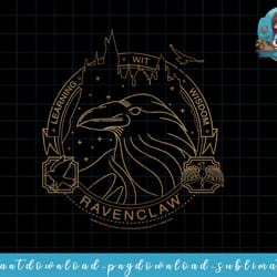 harry potter ravenclaw line art logo png, sublimate, digital download