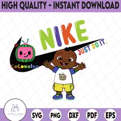 cocomelon birthday nike png, watermelon birthday boy png ,watermelon nike png, cocomelon just do it png, diigtal downloa