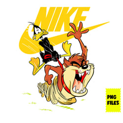 taz nike png, taz swoosh png, nike logo png, taz png, duck png, fashion bands png digital file