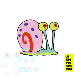 gary svg, gary spongebob svg, friend svg, spongebob svg, bob svg, cartoon svg, ai eps digital file