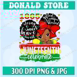 juneteenth 1865 brown skin princess african girls kids png, juneteenth celebrating 1865 , black history, 1865 vibes png