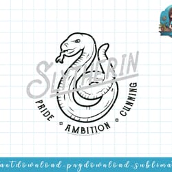 harry potter slytherin stamped logo png, sublimate, digital download