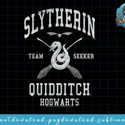 harry potter slytherin team seeker text png, sublimate, digital download