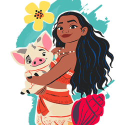 disney princess moana and pua seashell t-shirt.pngdisney princess moana and pua seashell t-shirt