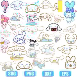 kawaii svg,kawaii kitty svg,kawaii face svg,cat svg,s-nrio m-lody stickers,svg files for cricut