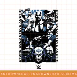 wwe stone cold steve austin collage poster t-shirt copy