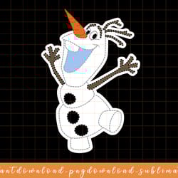 disney frozen olaf dancing portrait png, sublimate, digital download