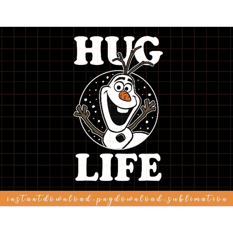 Disney Frozen Olaf Hug Life Portrait png, sublimate, digital download.jpg