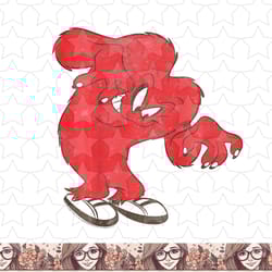 kids looney tunes gossamer simple portrait png, sublimation, digital download