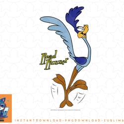 kids looney tunes road runner happy portrait png, sublimation, digital download