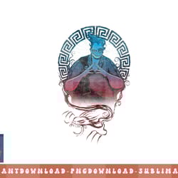 disney hercules hades geometric framed portrait png, sublimation, digital download