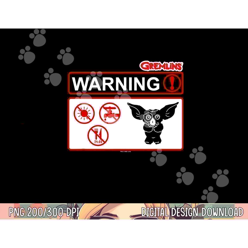 Gremlins Warner png, sublimation .jpg