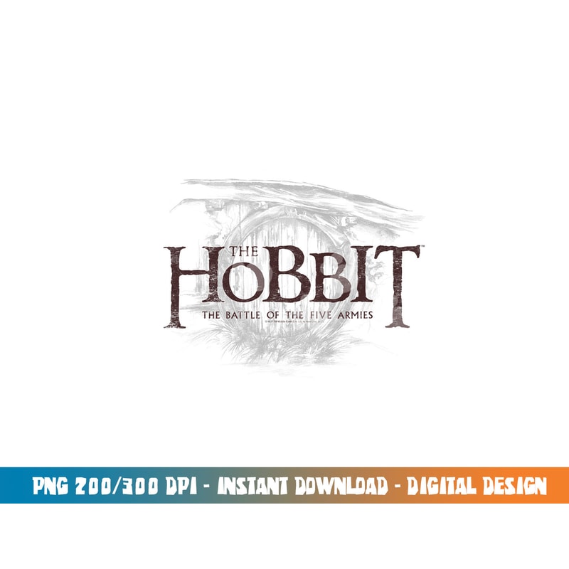 Hobbit Door Logo png, sublimation .jpg