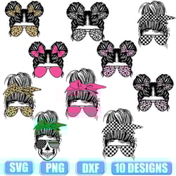 messy bun mom life svg,messy bun svg,mom life svg,skull svg,mom svg