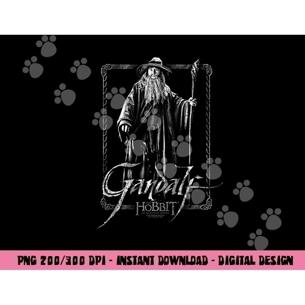 Hobbit Gandalf Stare png, sublimation .jpg
