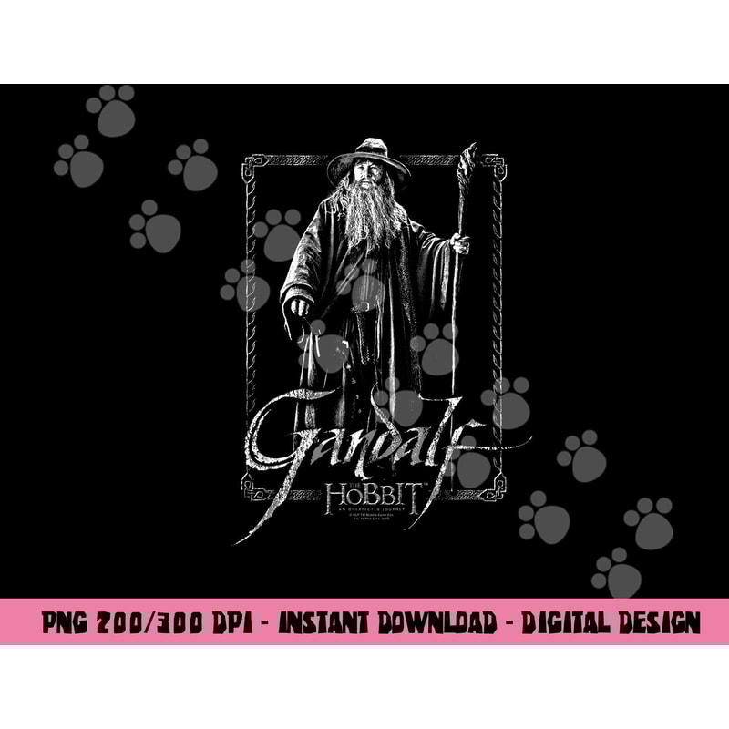 Hobbit Gandalf Stare png, sublimation .jpg