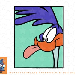 looney tunes road runner portrait png, sublimation, digital download